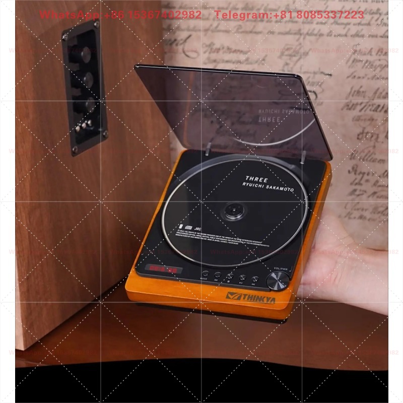 Audio Without Music - Retro Bluetooth CD Player Audio Player