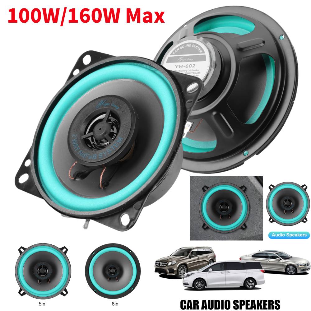 Audio Universal Music - 4/5/6 Inch Car Speakers 100W/160W Max