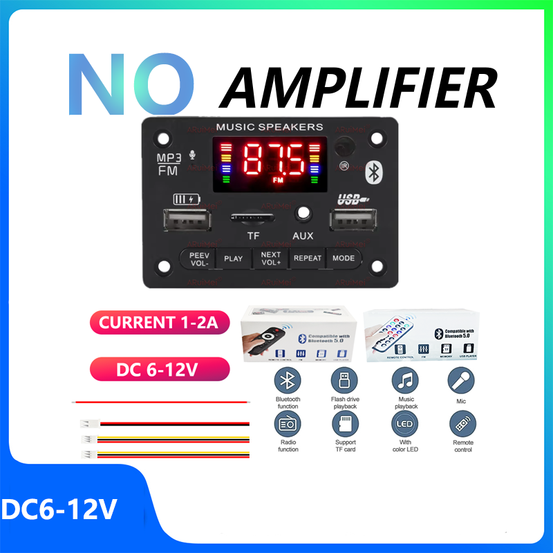 Audio Without Music - Without an amplifier Bluetooth 5.3 Decoder