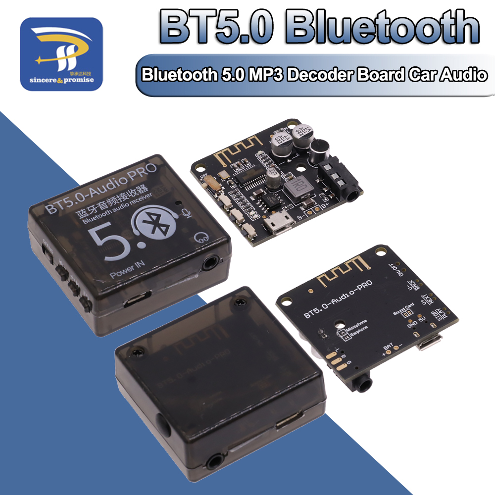 Music Audio Pro - Bluetooth 5.0 MP3 Decoder Board Case