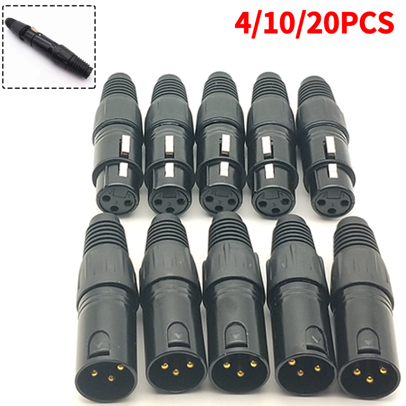 Cable Xlr Balanced - 4/10/20PCS 3-Pin XLR Male to Female
