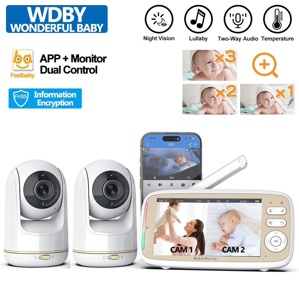 VB803 PRO Baby Monitor with 2p - Audio Music Videos ulasan dan harga