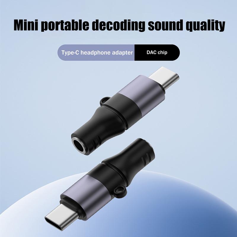 Type C to 3.5mm Jack DAC Decod - Audio Music Free Online ulasan dan harga