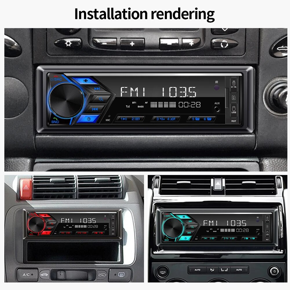 Car Radio 1din MP3 Player Digi - Audio Universal Music ulasan dan harga