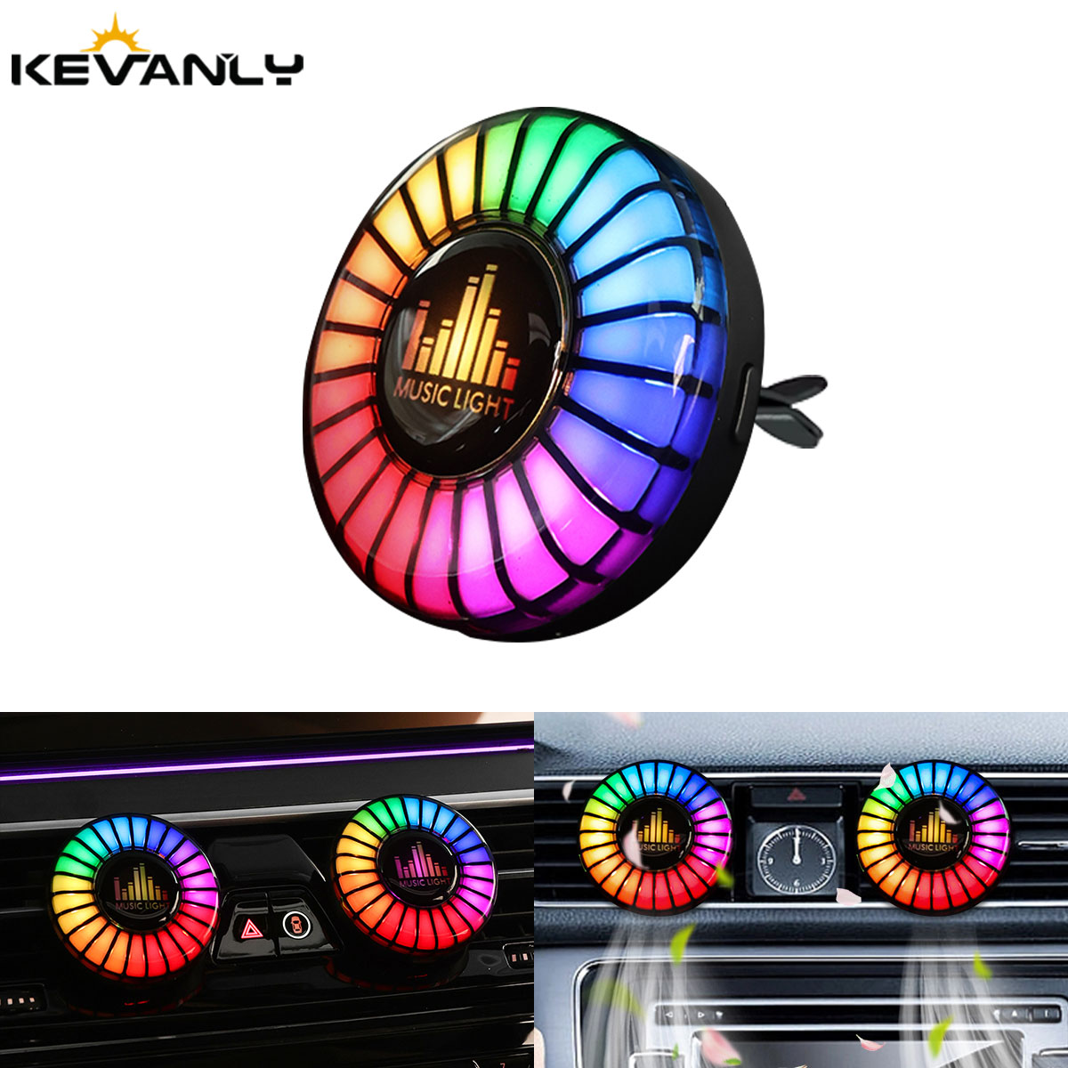 Car Music Rhythm Lamp Car Air  - Audio Music Light ulasan dan harga