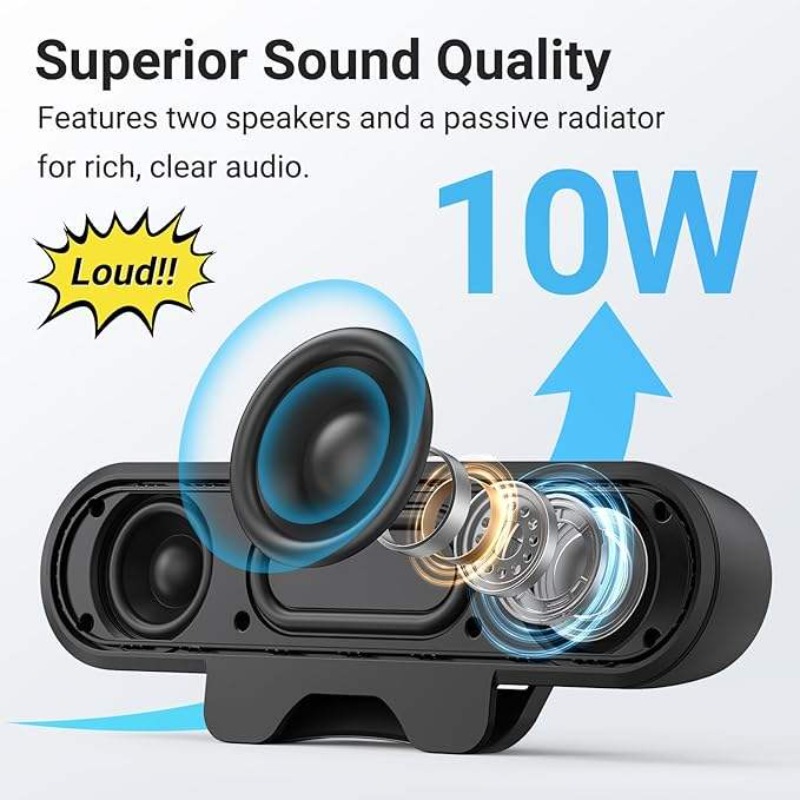 Portable Clip-on USB Soundbar  - Audio Music Free Online ulasan dan harga