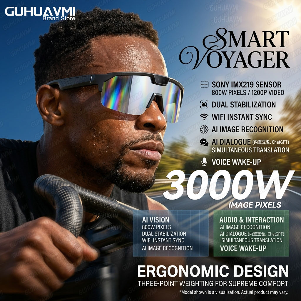 Photochromic Smart Glasses 120 - Audio Music Videos ulasan dan harga