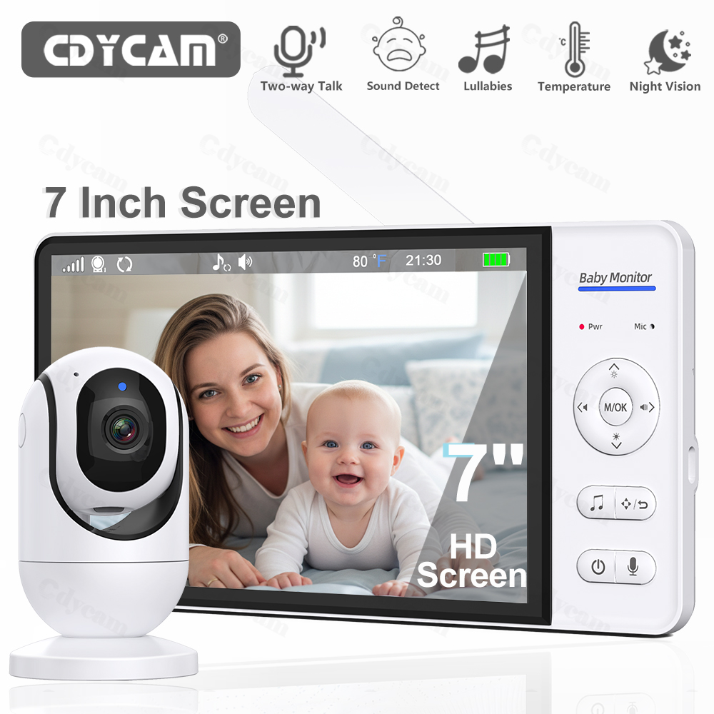 7.0'' Video Baby Monitor 720P  - Audio Music Videos ulasan dan harga