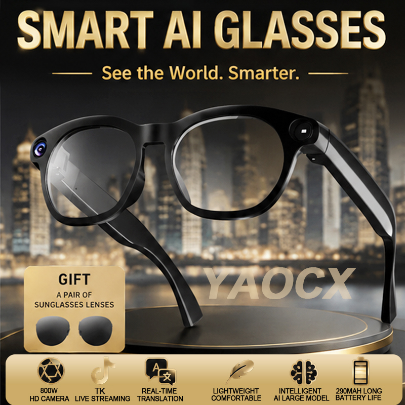 NEW CY03 Smart Glasses 800W HD - Audio Music Free Online ulasan dan harga