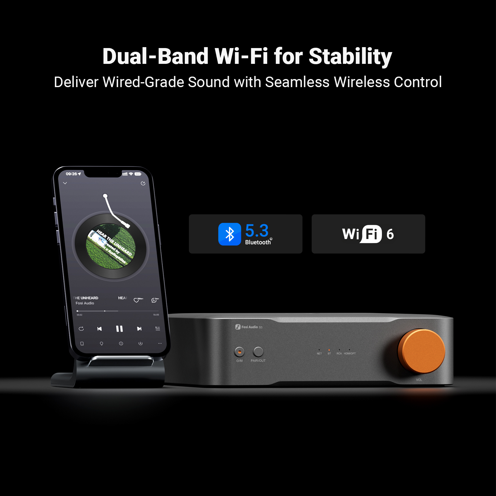 Fosi Audio Hi-Res Music Stream - Audio Without Music ulasan dan harga