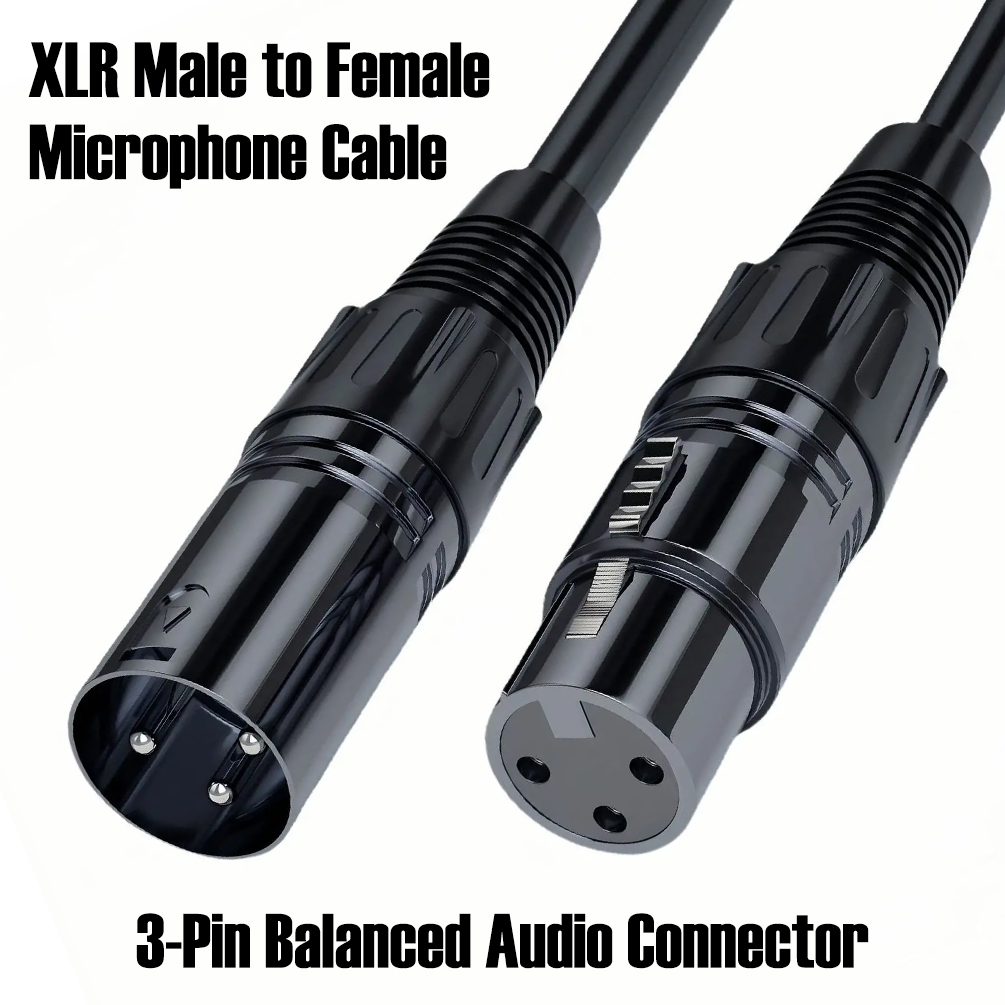 3-Pin XLR Male to Female Balan - Cable Xlr Balanced ulasan dan harga