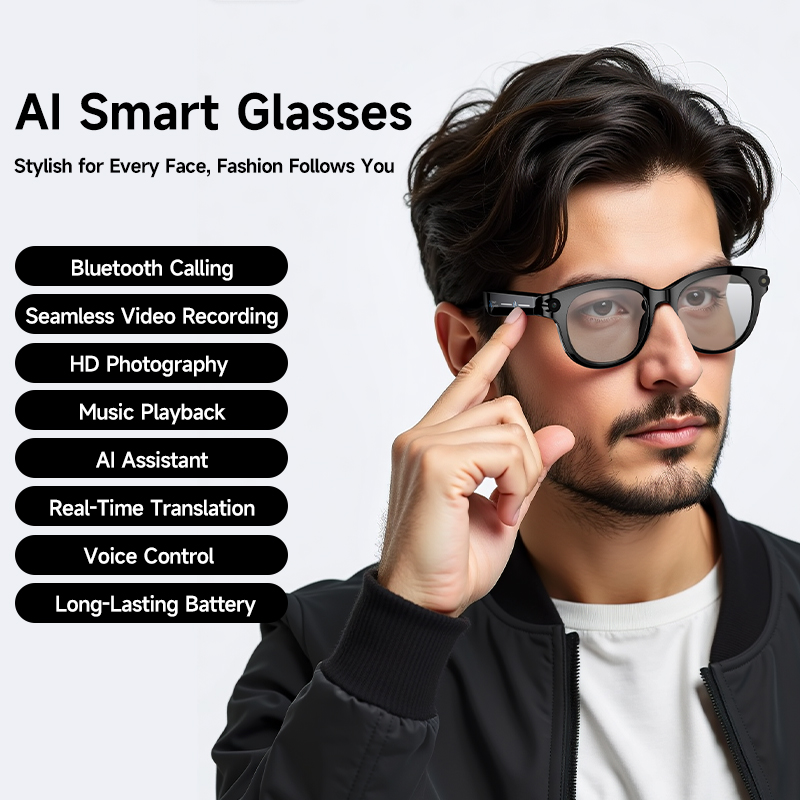 2026 AI Smart Glasses AI Trans - Audio Music Recording ulasan dan harga