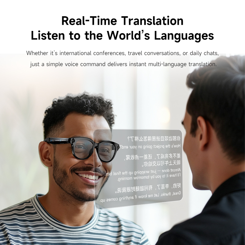 2026 AI Smart Glasses AI Trans - Audio Music Recording ulasan dan harga