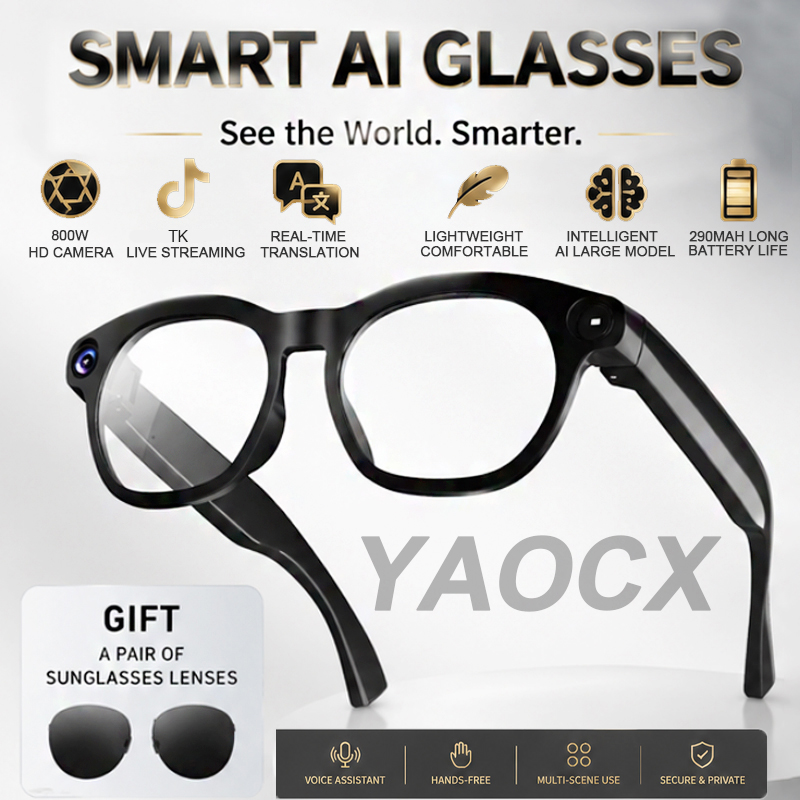 2026 Smart Glasses 800W Camera - Audio Music Free Online ulasan dan harga