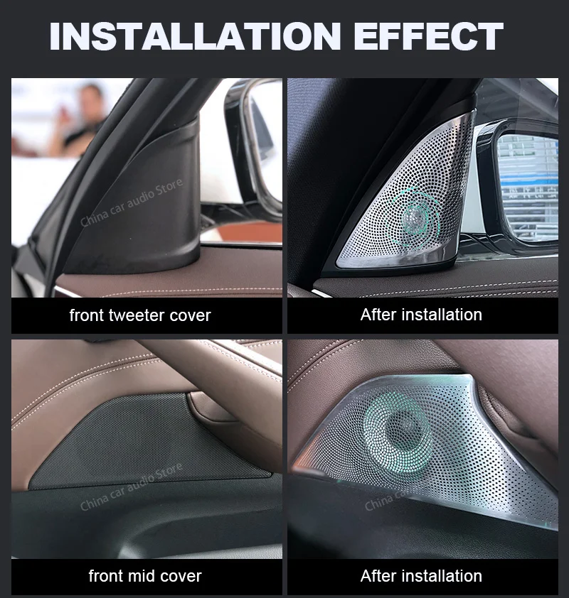 LED Car Speaker Tweeter Cover  - Audio Music Light ulasan dan harga