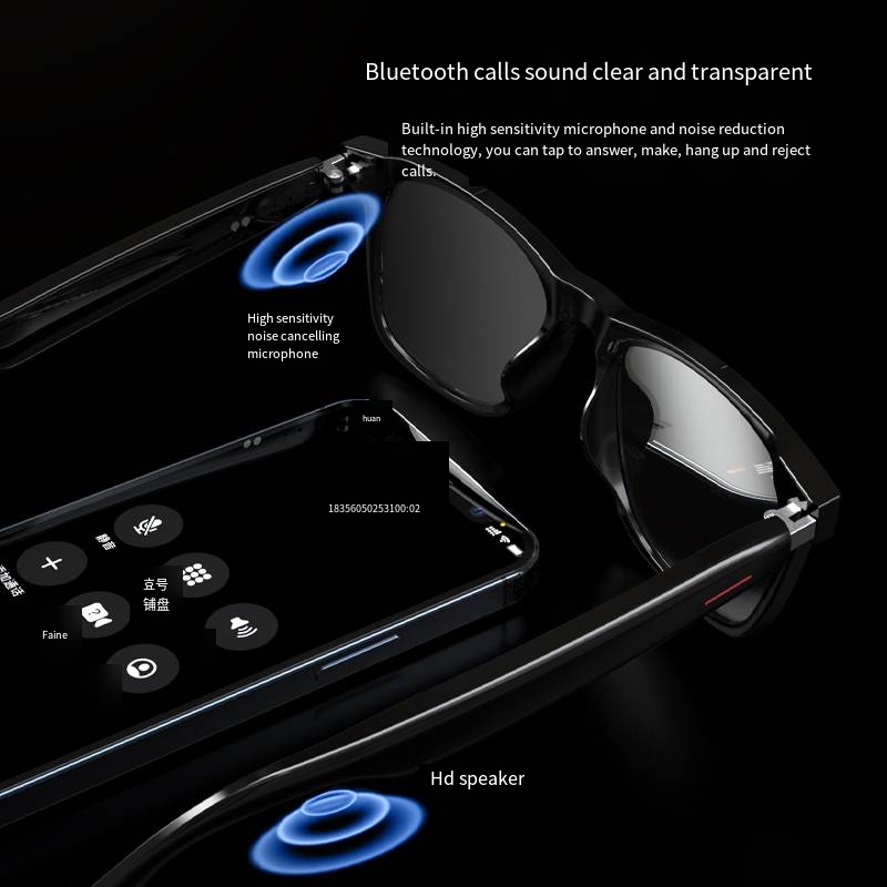 E13 Waterproof Cycling Glasses - Audio Music Light ulasan dan harga