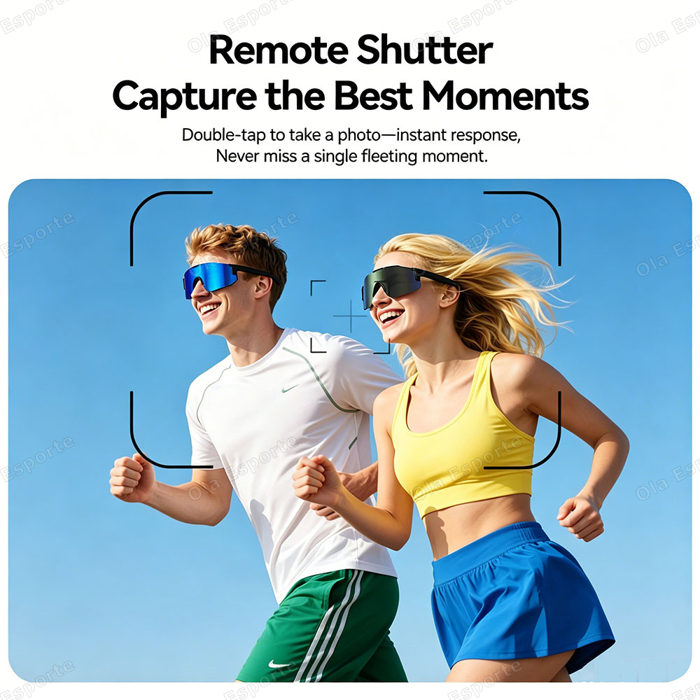 Cycling Smart Glasses Camera B - Audio Music Videos ulasan dan harga