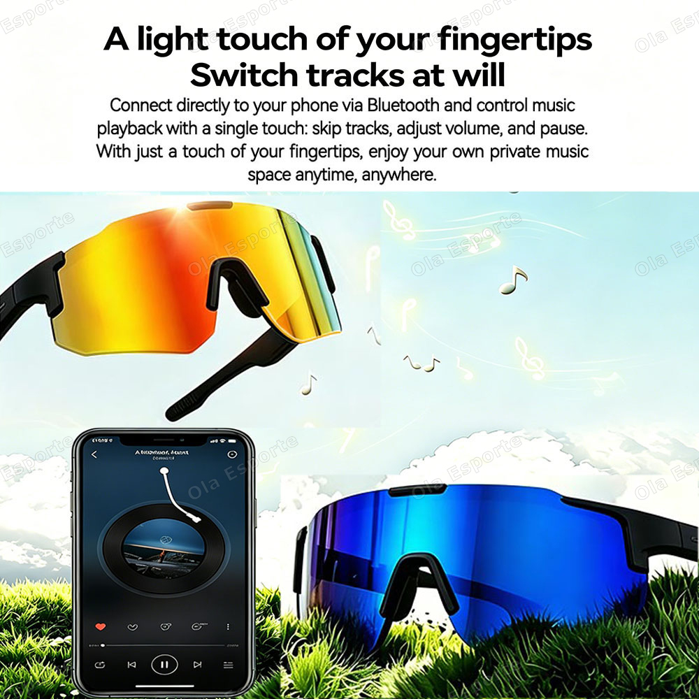 Cycling Smart Glasses Camera B - Audio Music Videos ulasan dan harga