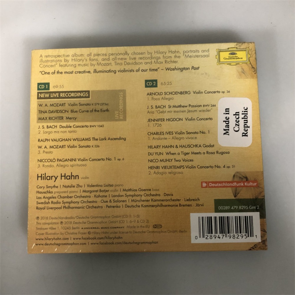 CD 'Retrospective' Hilary Hahn - Audio Music Recording ulasan dan harga
