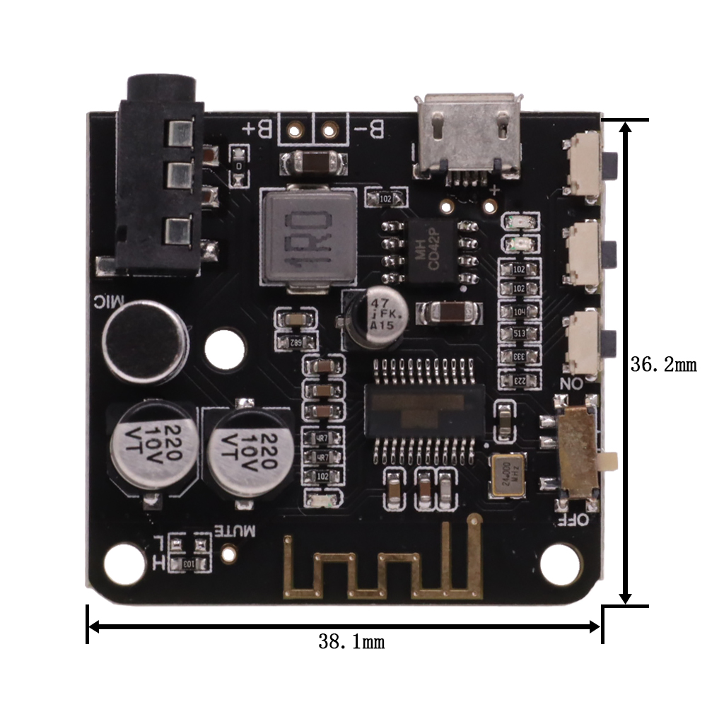 Bluetooth 5.0 MP3 Decoder Boar - Music Audio Pro ulasan dan harga
