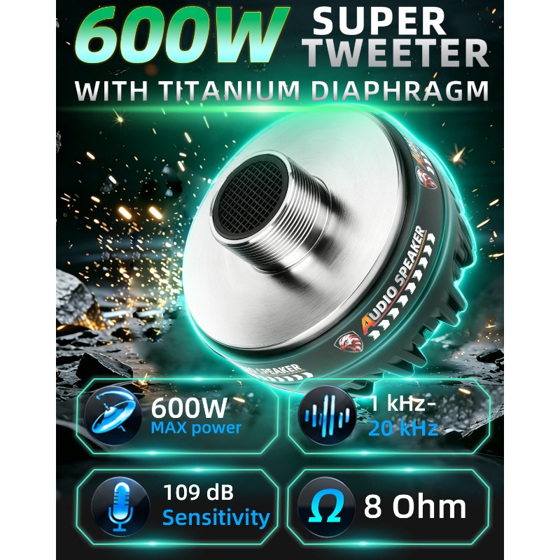 2 Pcs 3.75 Inch Titanium Tweet - Music Audio Pro ulasan dan harga