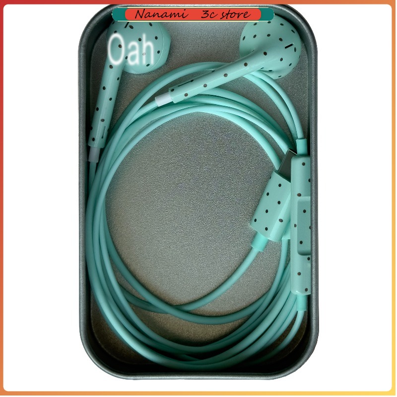 Oah Polka Dot Wired Earphones  - Audio & Music Settings Xbox One ulasan dan harga