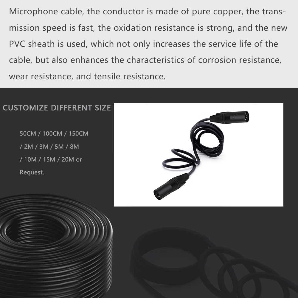Balanced Patch Cord XLR Male t - Cable Xlr Balanced ulasan dan harga