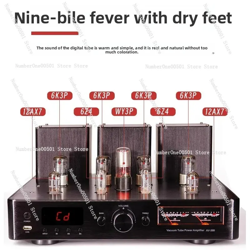 9 Tube Valve Amplifier Bluetoo - Lossless Audio Youtube Music ulasan dan harga
