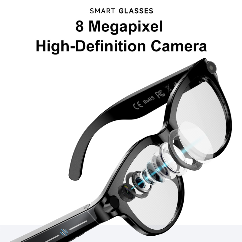 FLAUNT AI Smart Glasses 4K Cam - Audio Music Recording ulasan dan harga