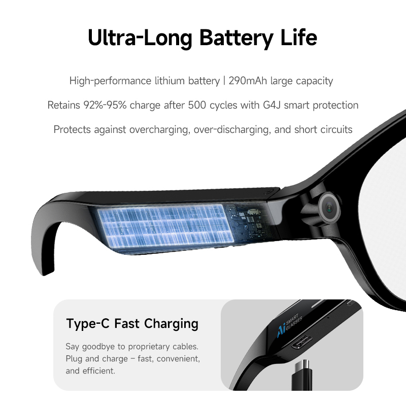 FLAUNT AI Smart Glasses 4K Cam - Audio Music Recording ulasan dan harga