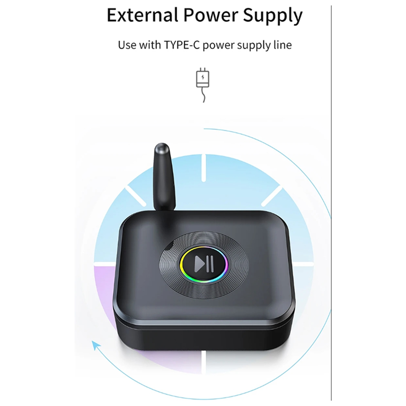 Excellent-Wireless Audio Recei - Audio Music Light ulasan dan harga