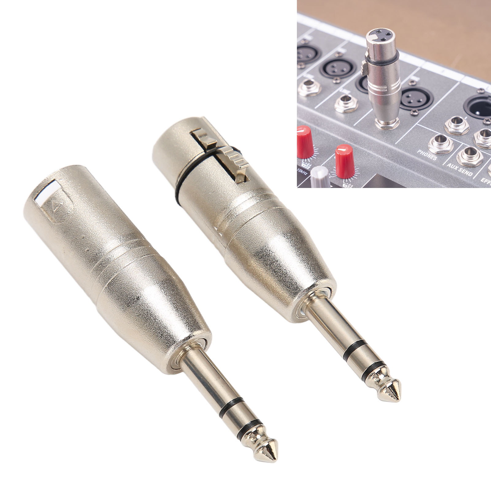2Pcs 1/4 Inch TRS to XLR Adapt - Cable Xlr Balanced ulasan dan harga