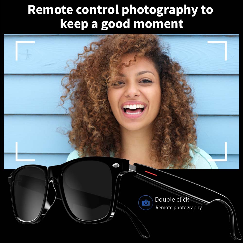 SENBONO E13 Smart Glasses:Blue - Audio Music Light ulasan dan harga