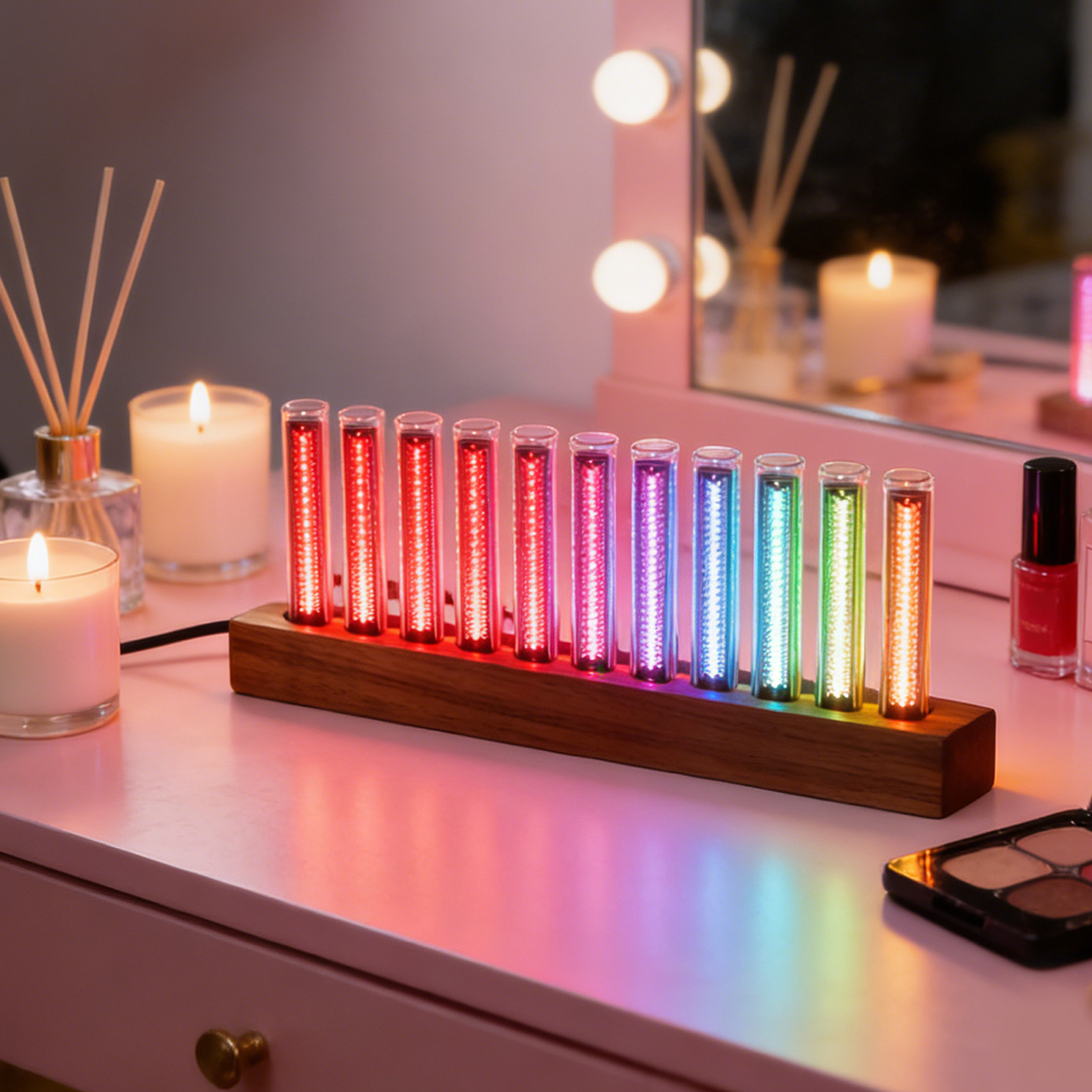 LED Music Spectrum Display Hom - Audio Music Light ulasan dan harga